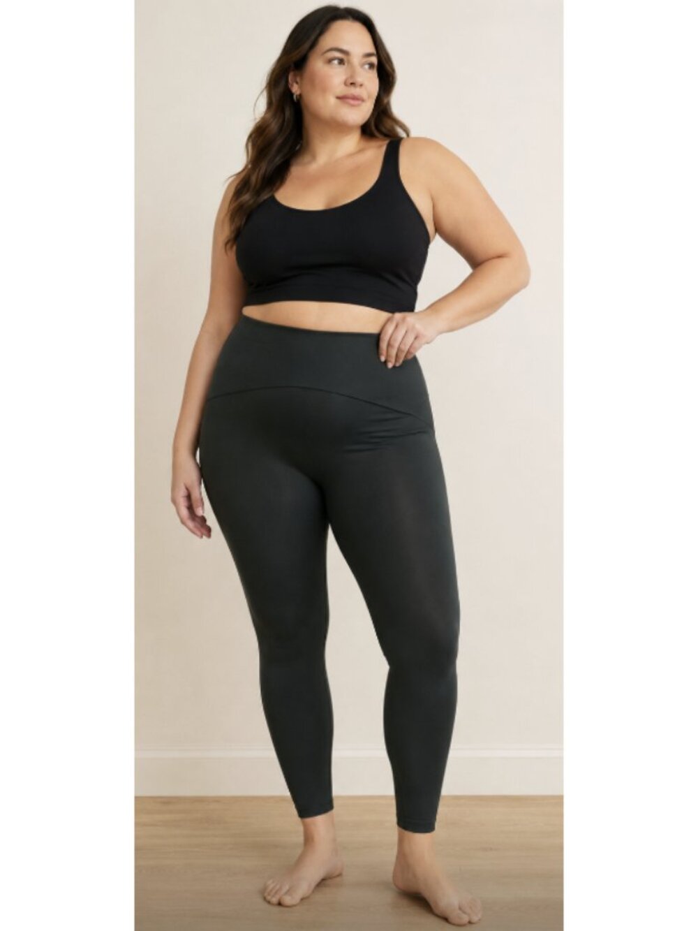 SPANXshape® Booty Boost® Side Pocket Leggings Hunter Green 2X Athleisure Workout